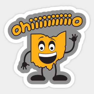 Friendly Ohio! Sticker